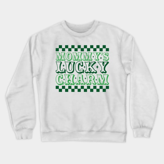 Mommy's Lucky Charm Crewneck Sweatshirt by MZeeDesigns